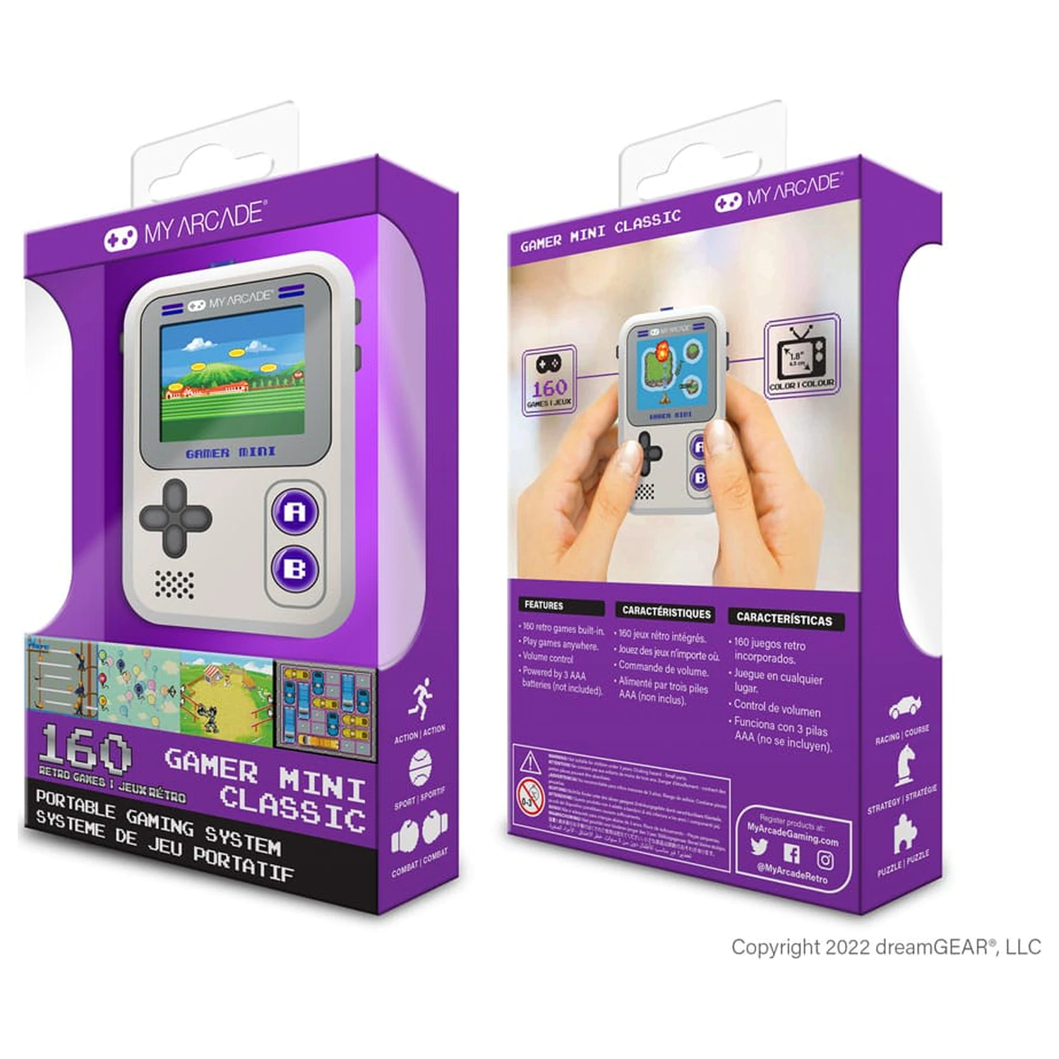 My Arcade Przenośny System do Gier Gamer Mini Classic zdjęcie produktu