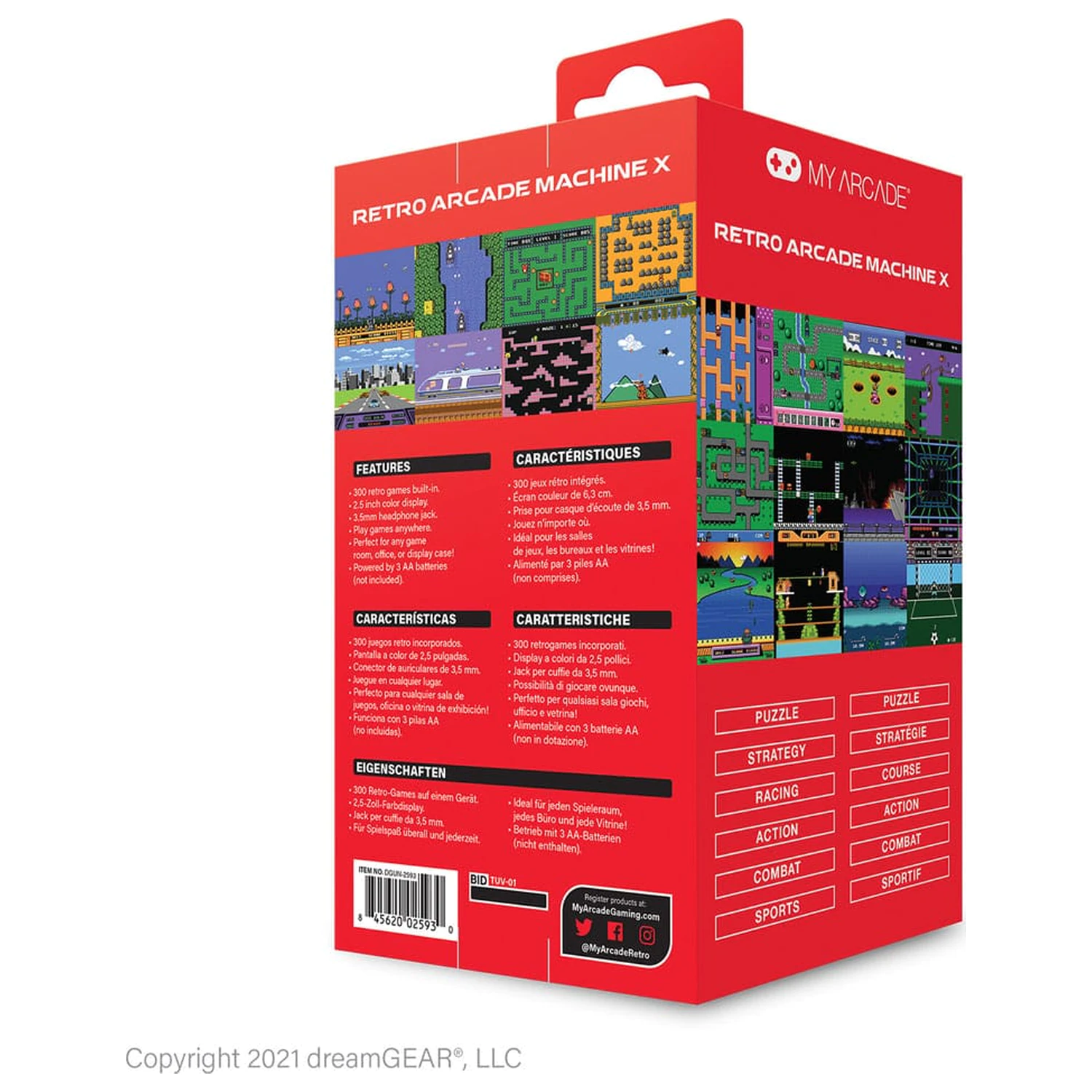 My Arcade Portable Gaming System Retro Arcade Machine X zdjęcie produktu