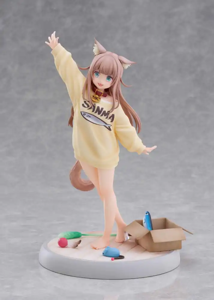 Mój Kot to Statuetka Kawaii Girl 1/6 Kinako Play With Ver. AmiAmi 21 cm zdjęcie produktu