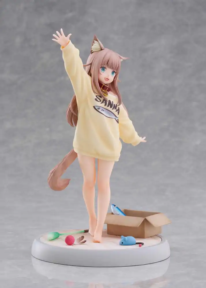 Mój Kot to Statuetka Kawaii Girl 1/6 Kinako Play With Ver. AmiAmi 21 cm zdjęcie produktu