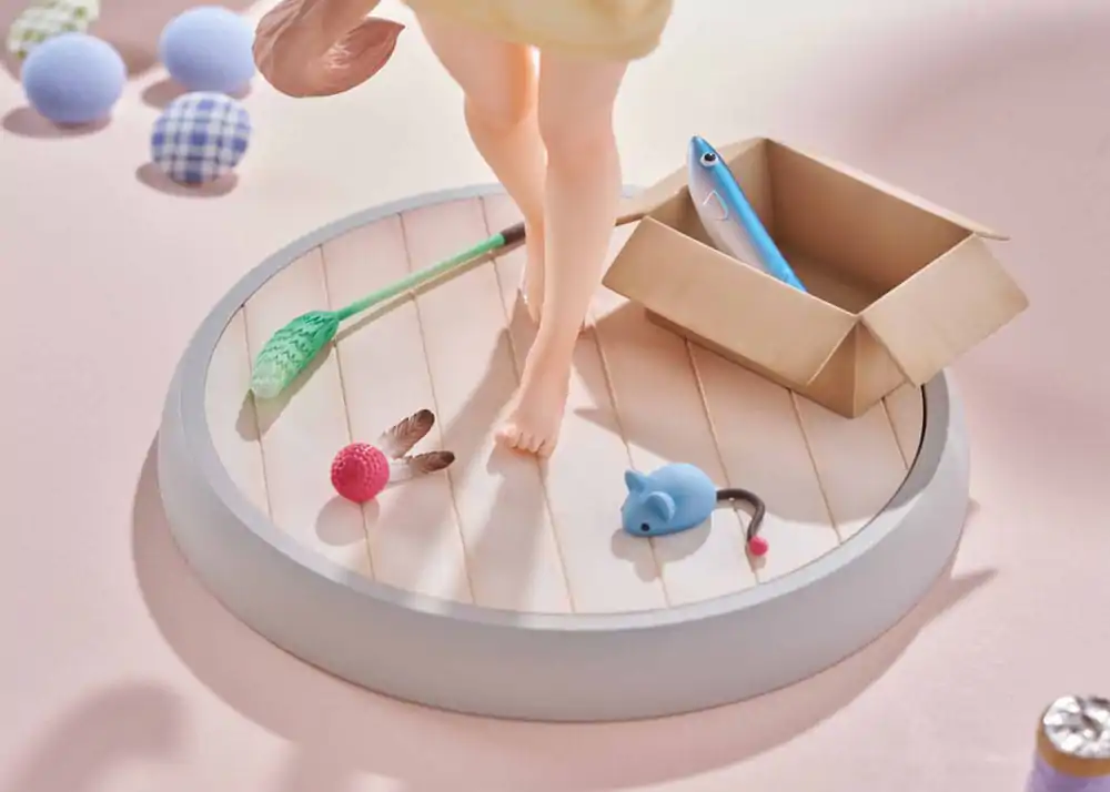 Mój Kot to Statuetka Kawaii Girl 1/6 Kinako Play With Ver. AmiAmi 21 cm zdjęcie produktu
