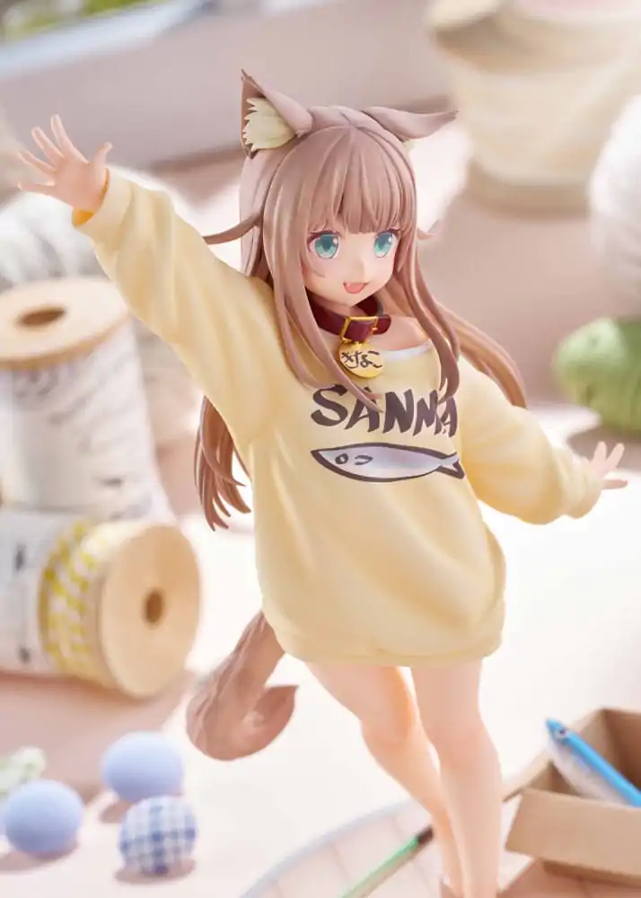 Mój Kot to Statua Kawaii Girl 1/6 Kinako Play With Ver. AmiAmi Limited Edition 21 cm zdjęcie produktu