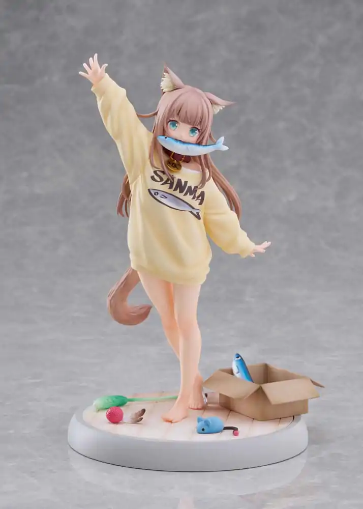 Mój Kot to Statua Kawaii Girl 1/6 Kinako Play With Ver. AmiAmi Limited Edition 21 cm zdjęcie produktu