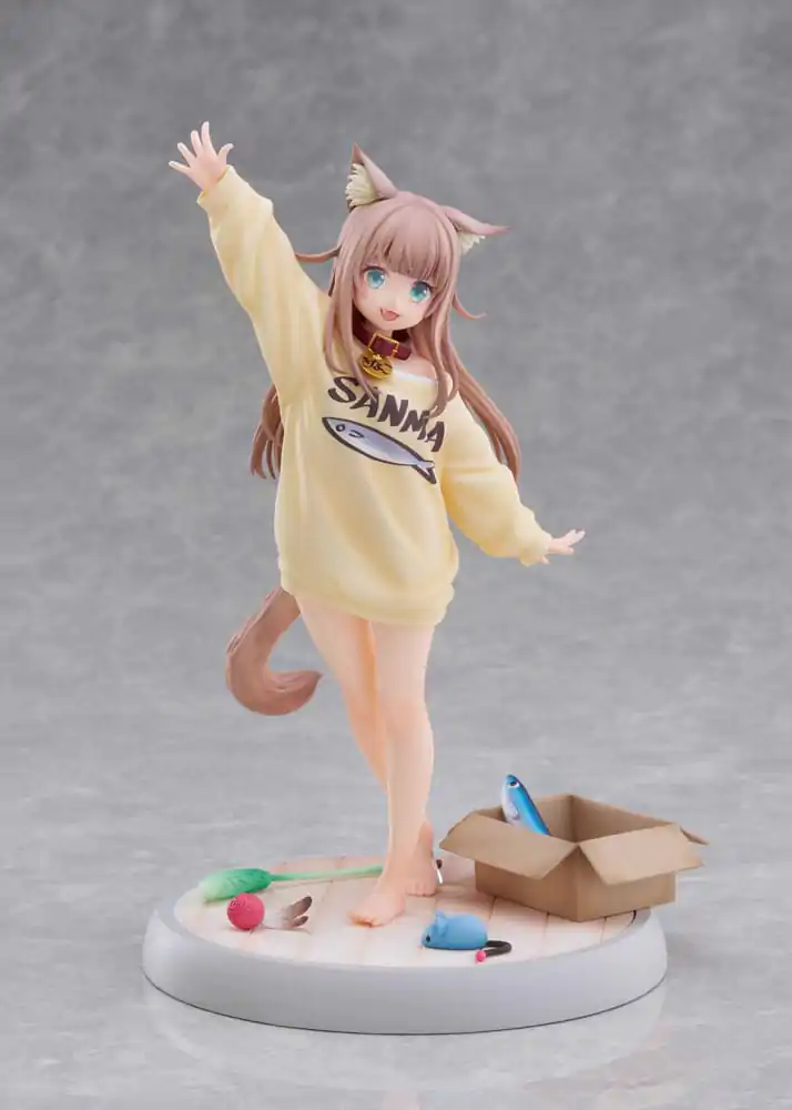 Mój Kot to Statua Kawaii Girl 1/6 Kinako Play With Ver. AmiAmi Limited Edition 21 cm zdjęcie produktu
