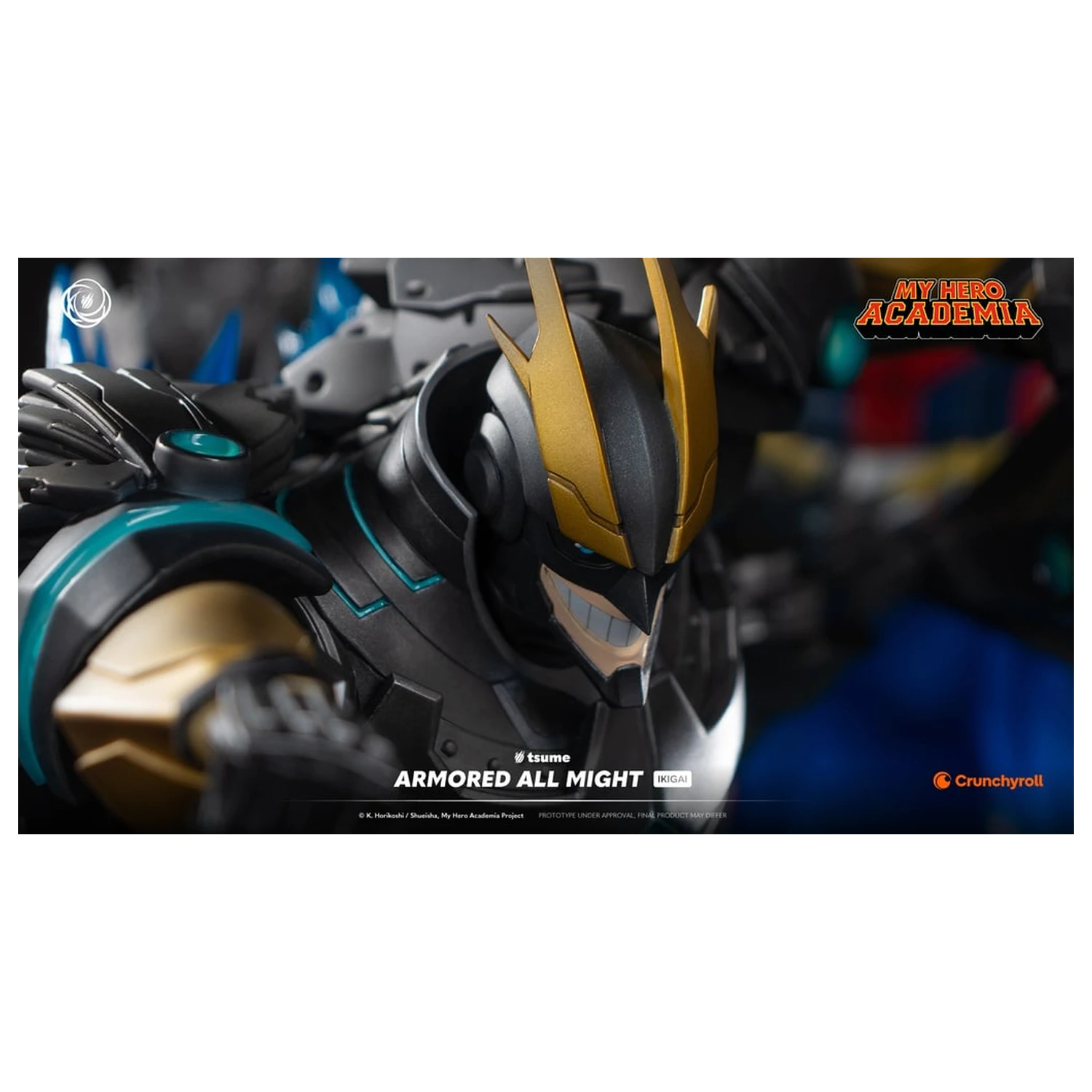 My Hero Academia Armored All Might Statue Ikigai 1/6 by Tsume 48cm zdjęcie produktu