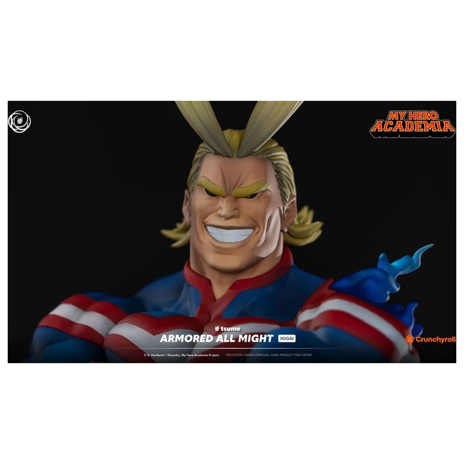 My Hero Academia Armored All Might Statue Ikigai 1/6 by Tsume 48cm zdjęcie produktu