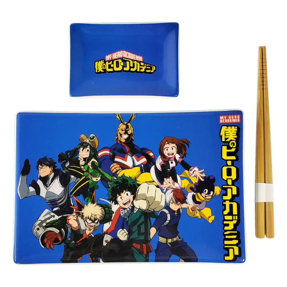 "My Hero Academia" Ceramiczny Zestaw do Sushi z Pałeczkami Klasa 1-A zdjęcie produktu