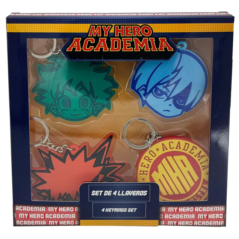 My Hero Academia zestaw 4 breloków zdjęcie produktu
