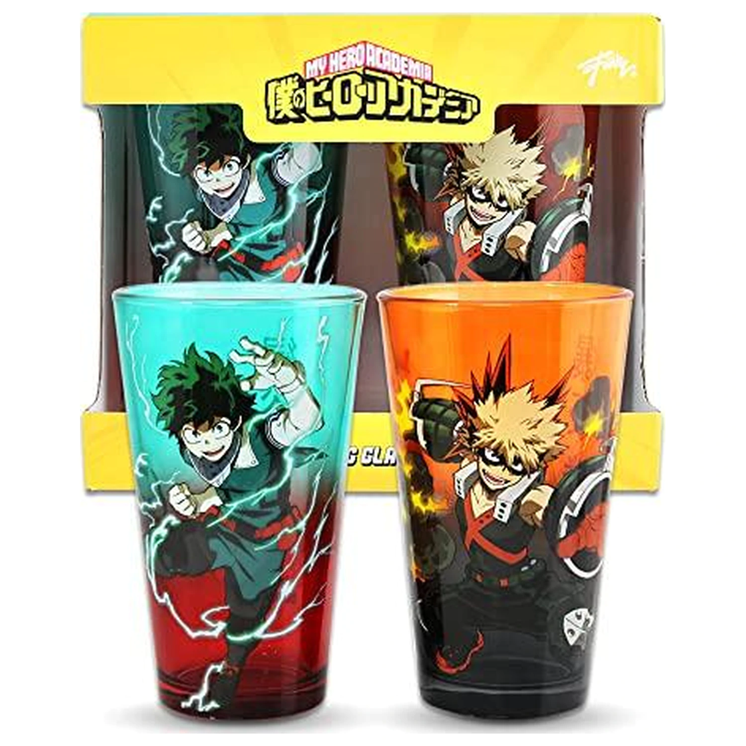 My Hero Academia Izuku & Bakugo zestaw 2 szklanek 450ml zdjęcie produktu