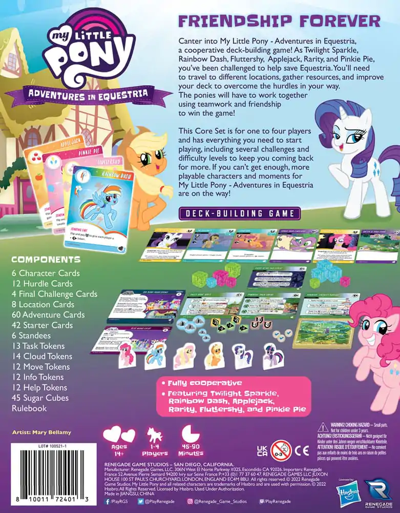 My Little Pony gra karciana Deck-Building Adventures in Equestria *Englische Version* zdjęcie produktu