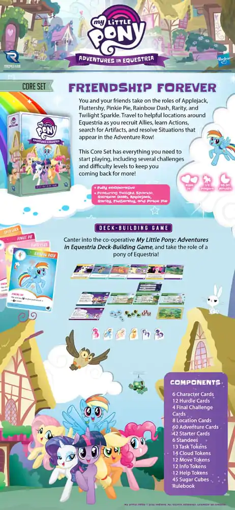 My Little Pony gra karciana Deck-Building Adventures in Equestria *Englische Version* zdjęcie produktu