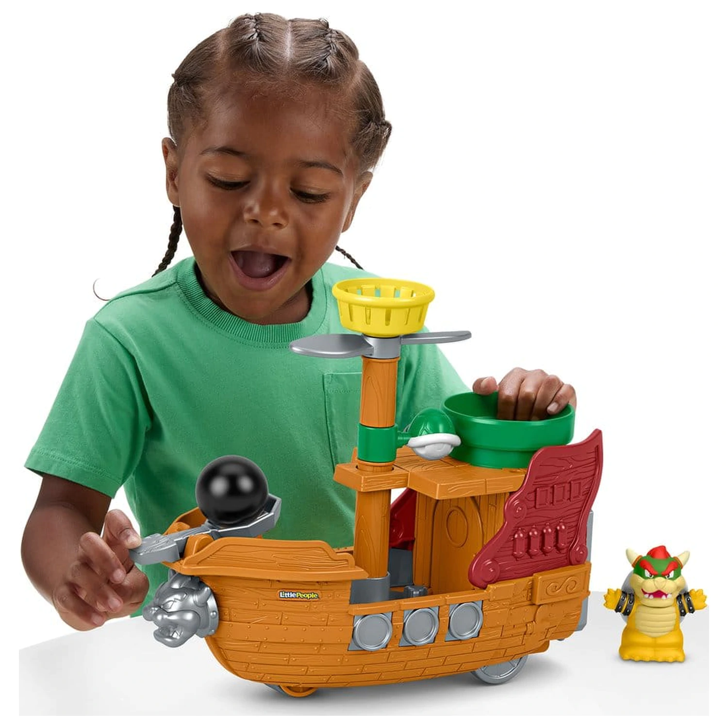 My Mario Little People Zestaw do zabawy Statek Powietrzny Bowsera zdjęcie produktu