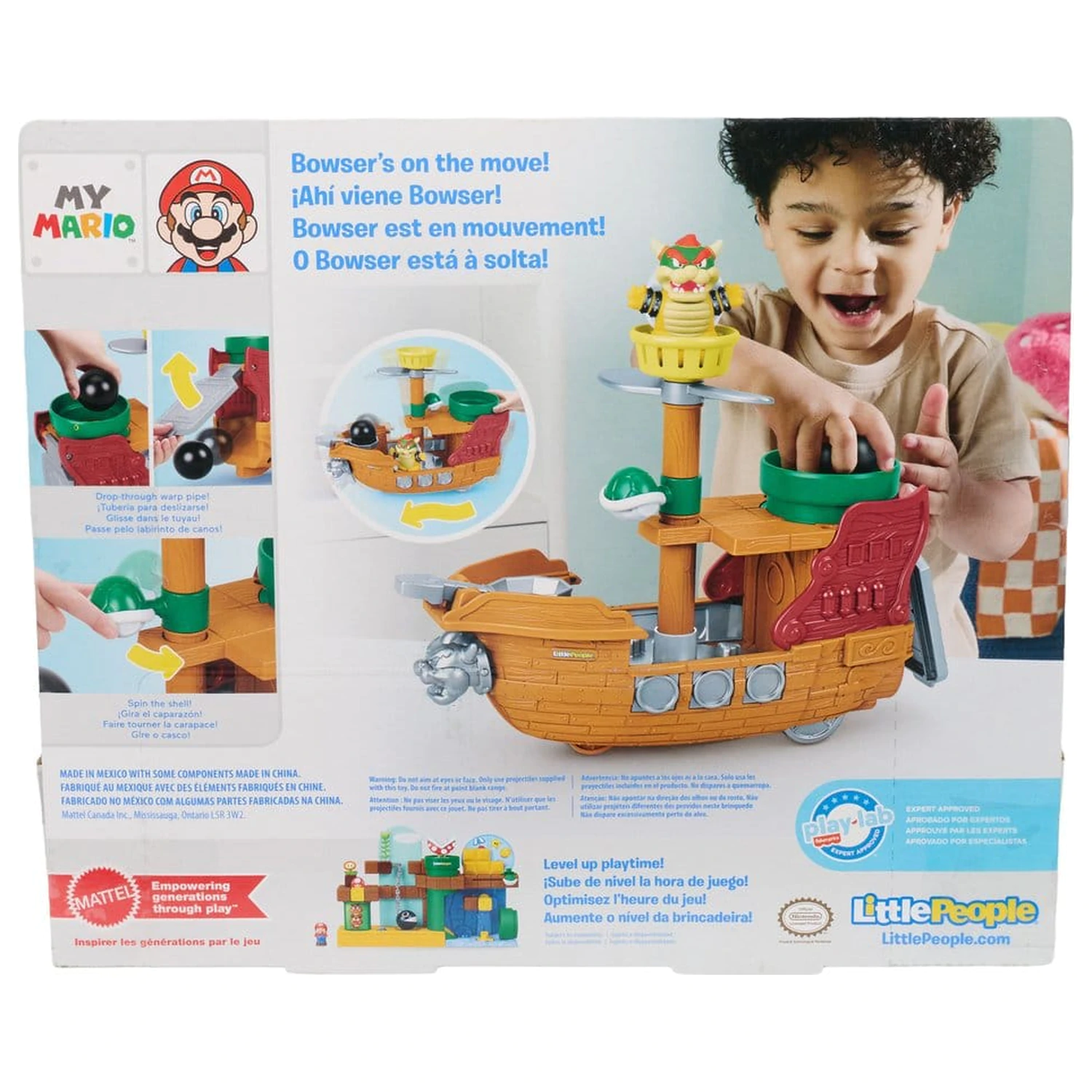 My Mario Little People Zestaw do zabawy Statek Powietrzny Bowsera zdjęcie produktu