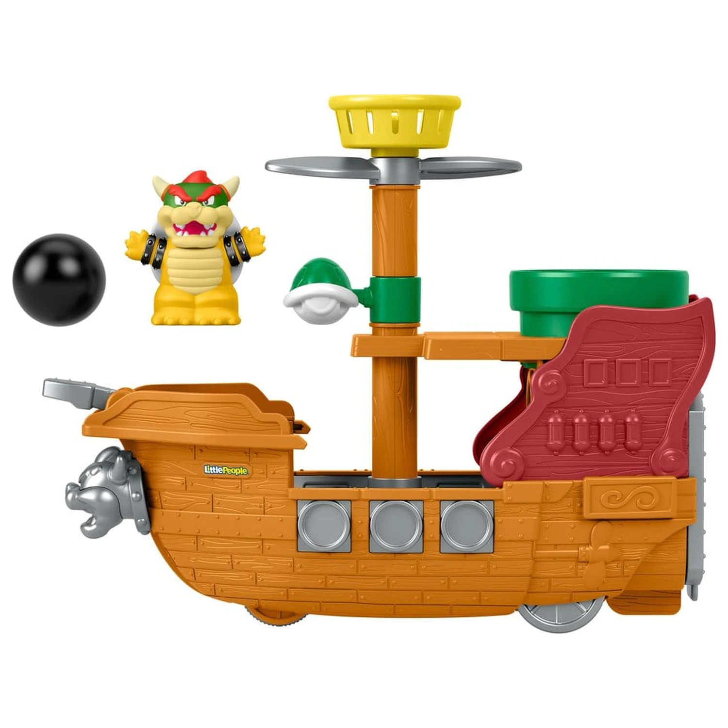 My Mario Little People Zestaw do zabawy Statek Powietrzny Bowsera zdjęcie produktu