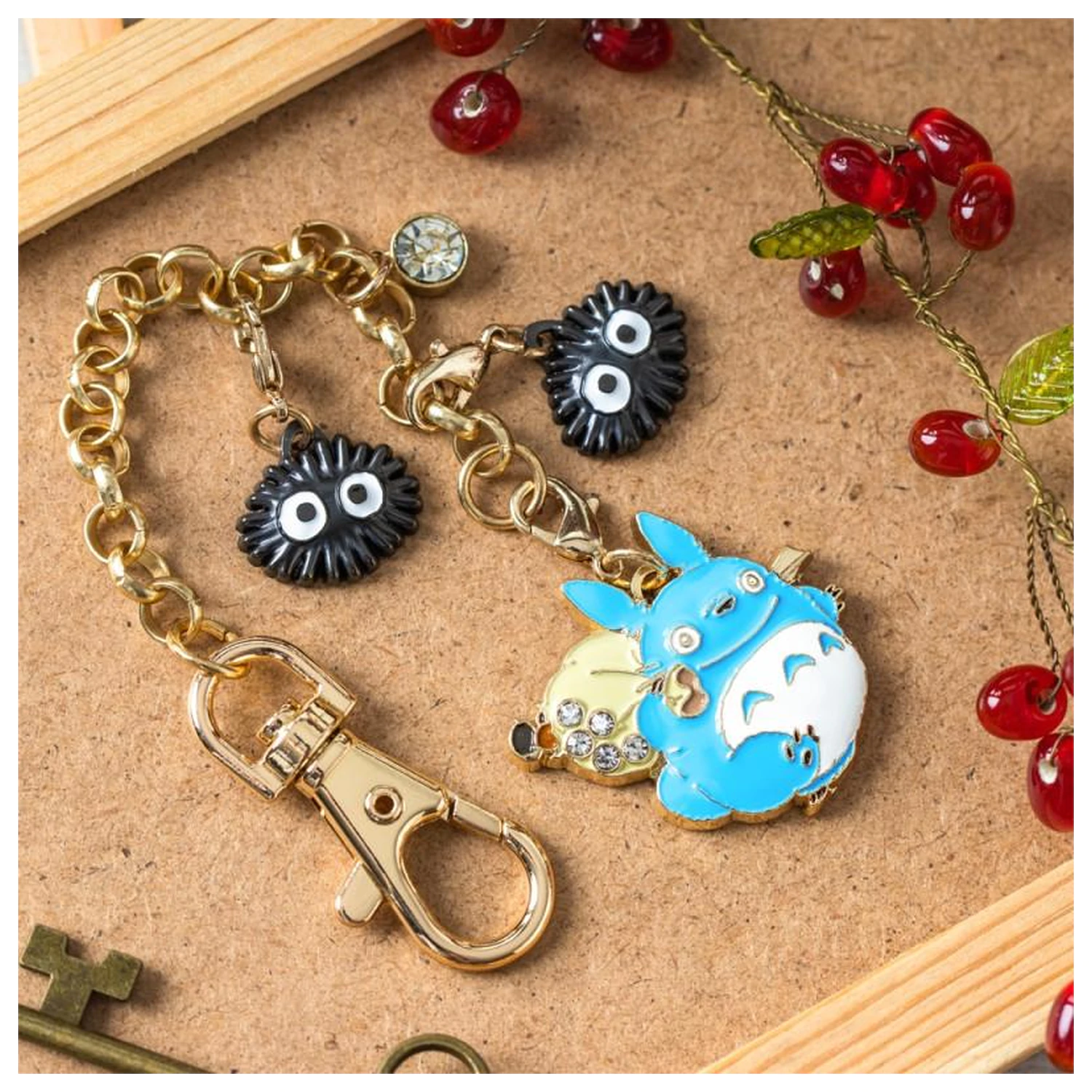 My Neighbor Totoro Blue Totoro zawieszki chainette zdjęcie produktu