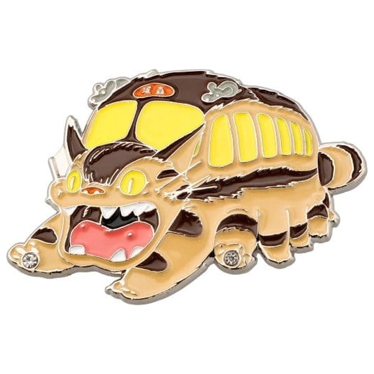 My Neighbor Totoro Metalowa broszka Catbus zdjęcie produktu