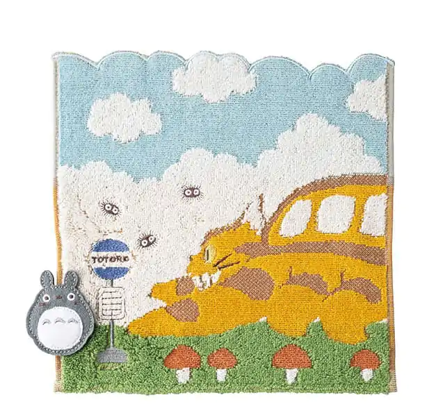 Mój Sąsiad Totoro Mini Ręcznik Catbus w drodze 25 x 25 cm zdjęcie produktu