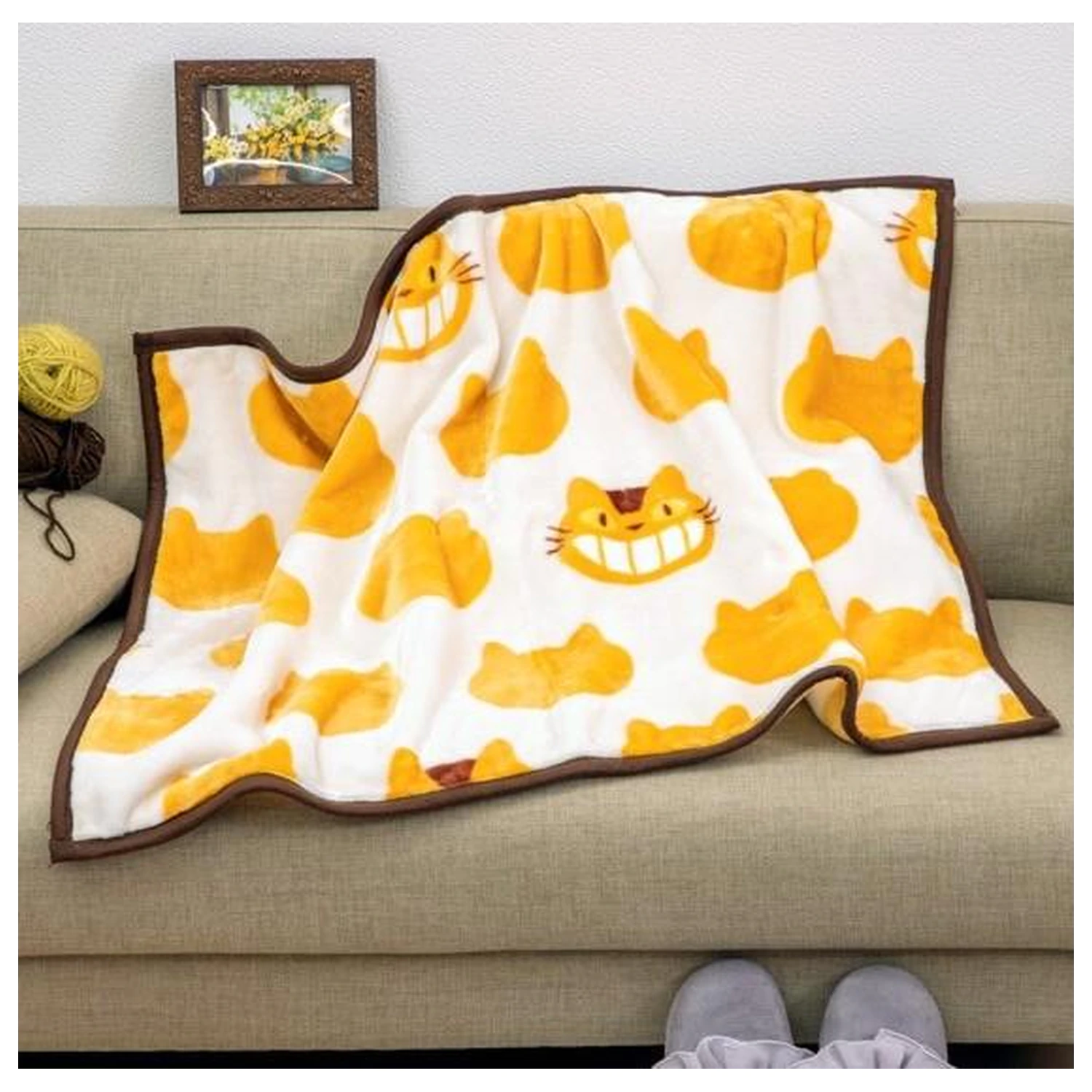 My Neighbor Totoro Catbus Koc w kratę 70x100cm zdjęcie produktu