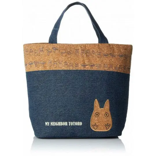 Torba na Lunch Mój Sąsiad Totoro korek i styl denim Totoro zdjęcie produktu