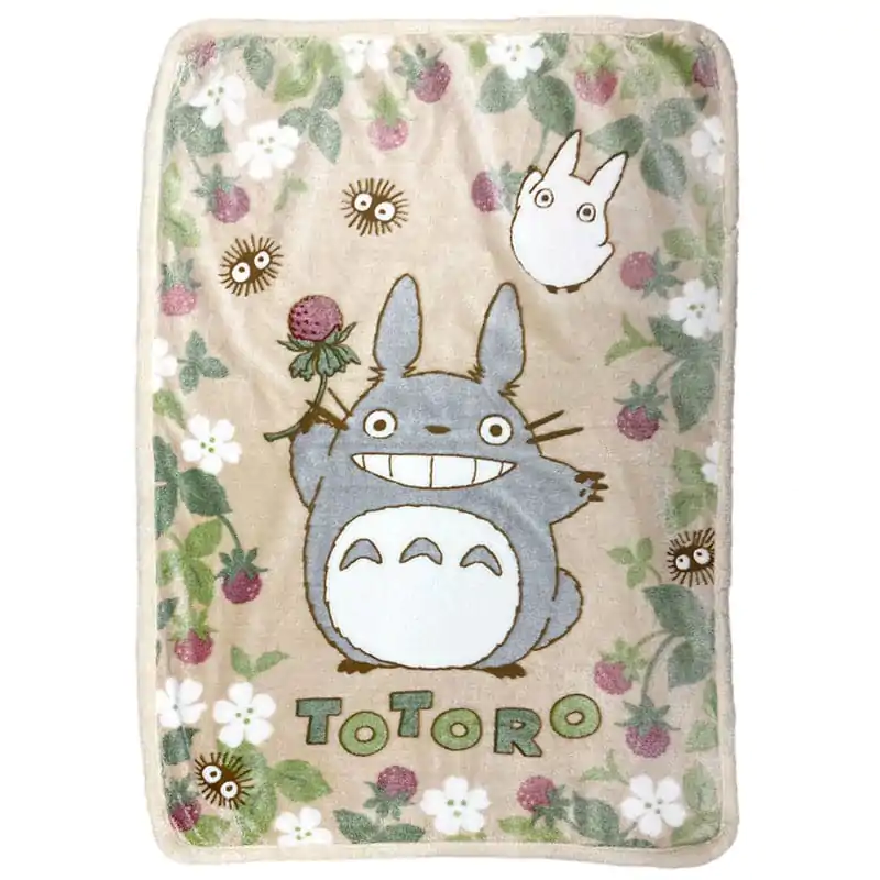 Mój Sąsiad Totoro Puszysty koc Totoro Rapsberry 100 x 140 cm zdjęcie produktu