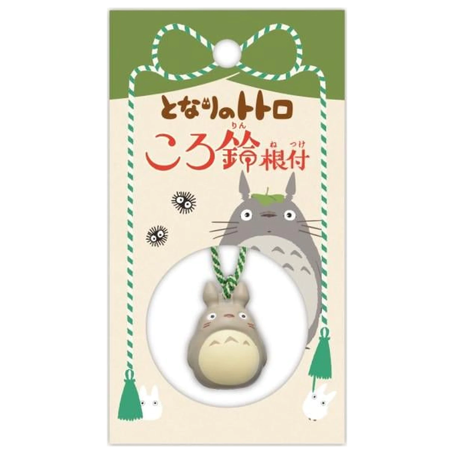 My Neighbor Totoro Grey Totoro Strap Bell Netsuke zdjęcie produktu