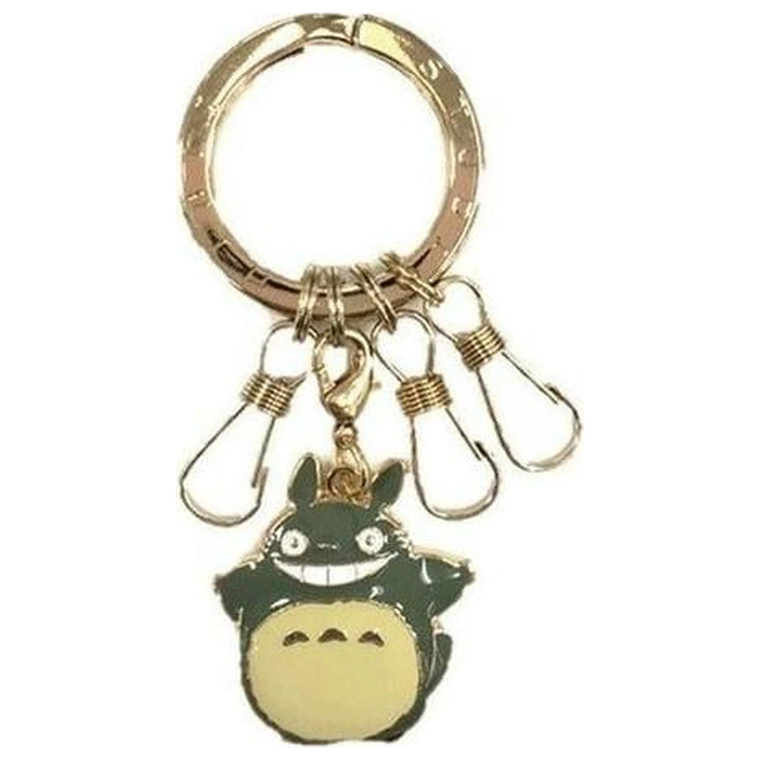 My Neighbor Totoro Szary Totoro Smile metalowy brelok do kluczy zdjęcie produktu