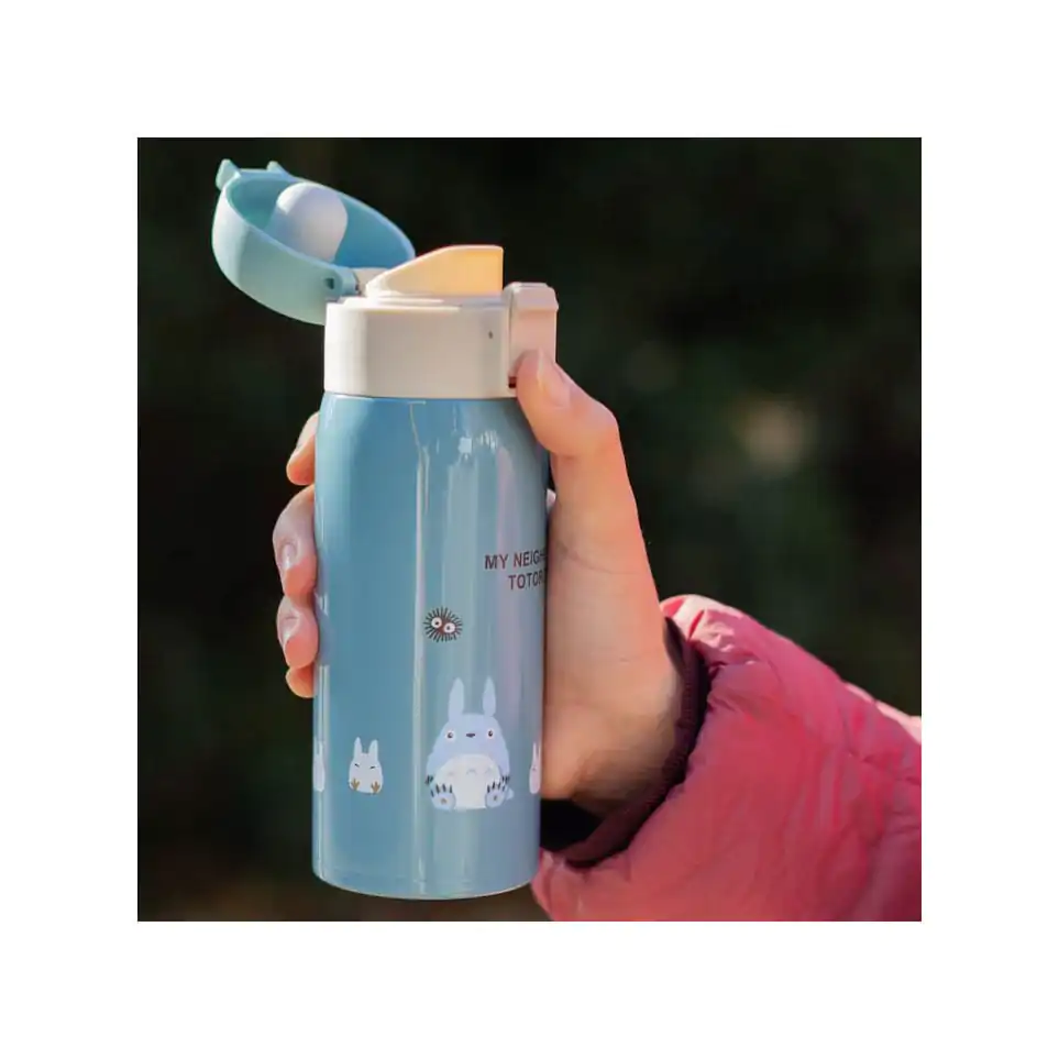 Butelka na wodę My Neighbor Totoro One Push Mat Blue 350ml zdjęcie produktu
