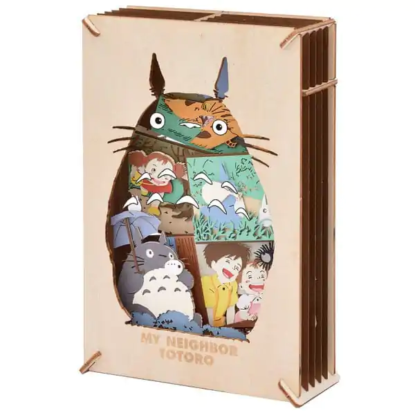 Mój Sąsiad Totoro Paper Model Kit Paper Theater Wood Style Silhouette Big Totoro zdjęcie produktu