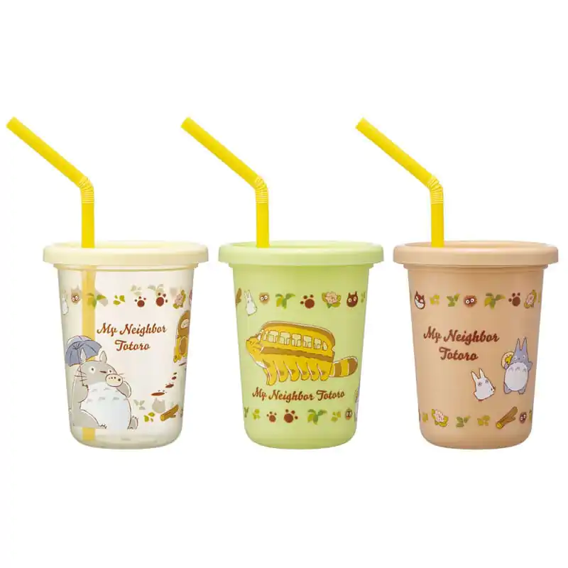 Mój Sąsiad Totoro Zestaw Kubków i Słomek 3-Set #2 zdjęcie produktu