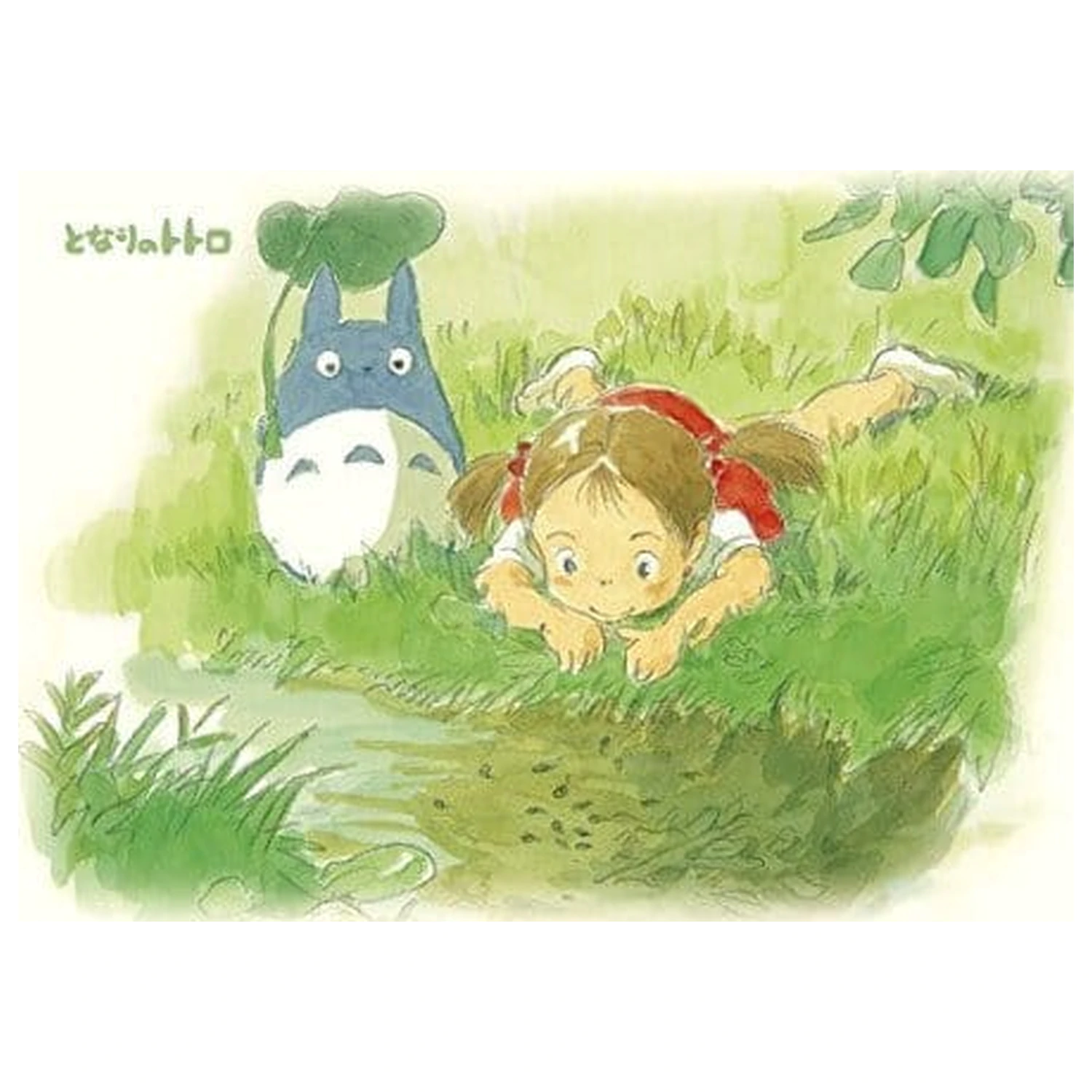 My Neighbor Totoro Puzzle and easel By the little stream (150 sztuk) zdjęcie produktu