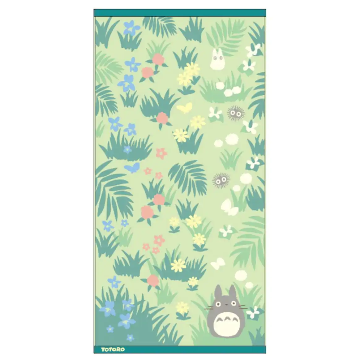 Mój Sąsiad Totoro Large Bath Towel Totoro & Butterfly 60 x 120 cm zdjęcie produktu
