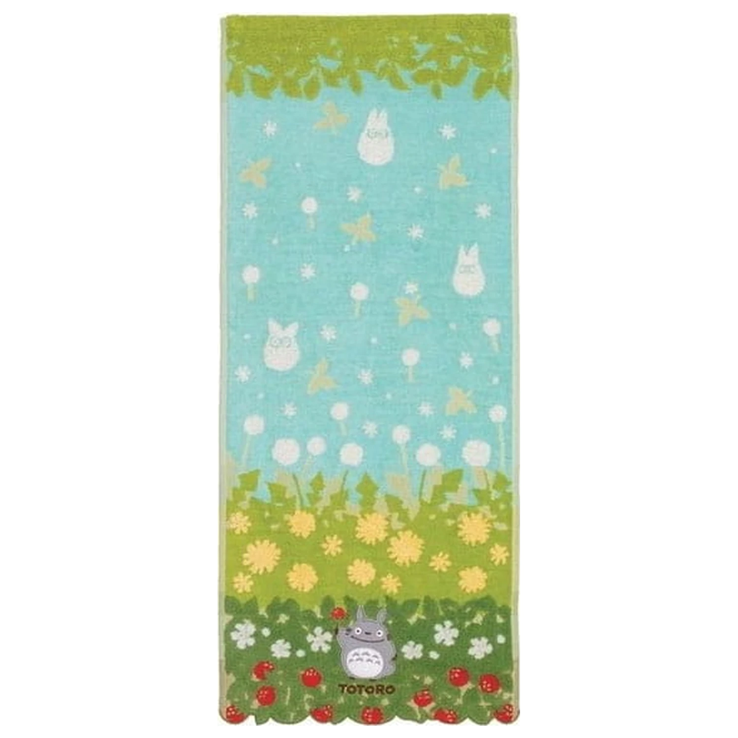 Mój Sąsiad Totoro ręcznik Totoro Kwiaty i Truskawki 34 x 80 cm zdjęcie produktu