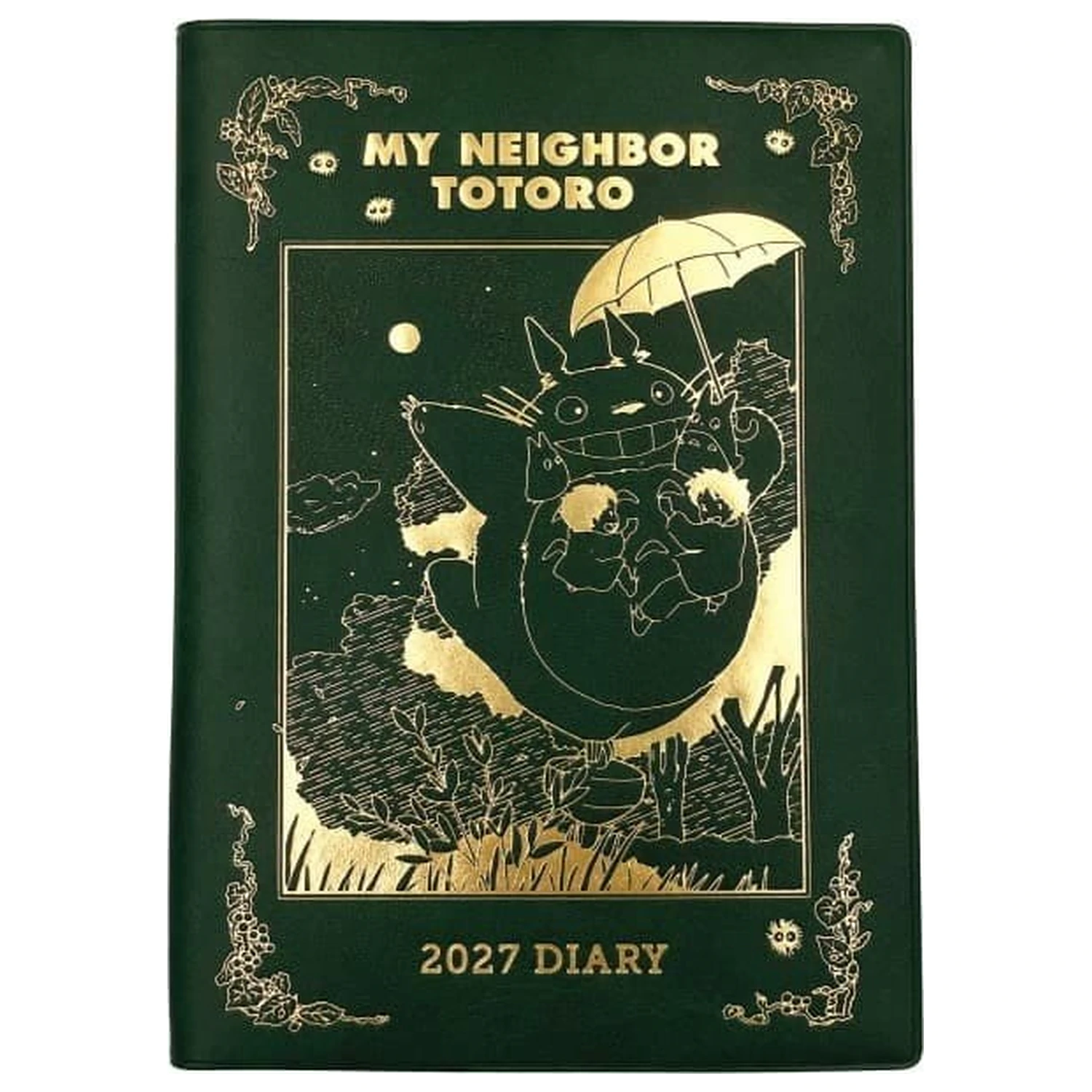 Mój Sąsiad Totoro Dziennik Totoro bączek zielony złota folia zdjęcie produktu