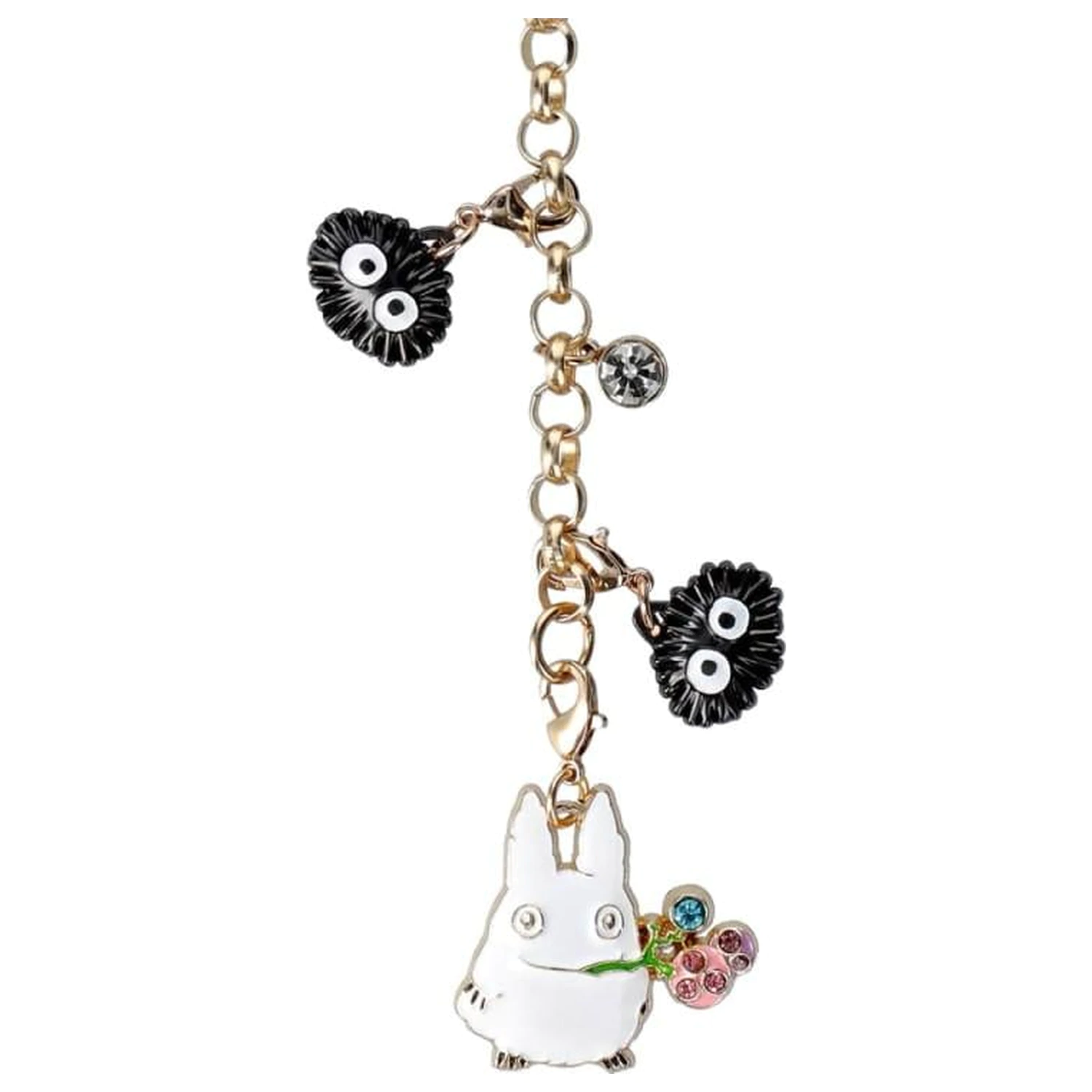 My Neighbor Totoro White Totoro & Fruits charms na łańcuszku zdjęcie produktu