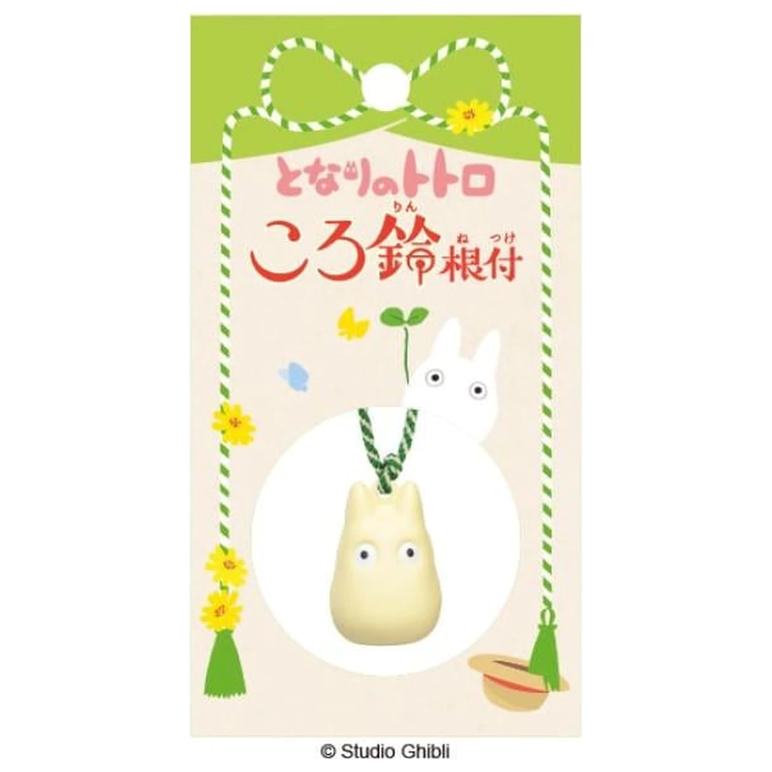 My Neighbor Totoro White Totoro Strap Bell Netsuke zdjęcie produktu