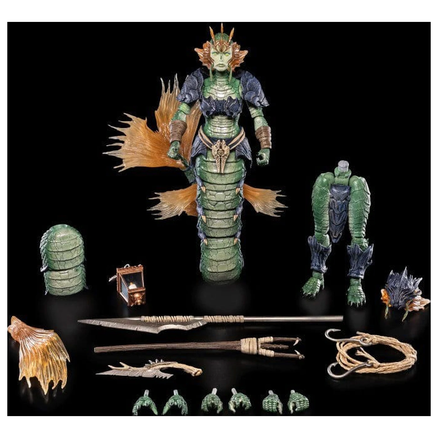 Mythic Legions: Dawns of Discovery action figure Sireyn Opalscale Deluxe figurka akcji zdjęcie produktu