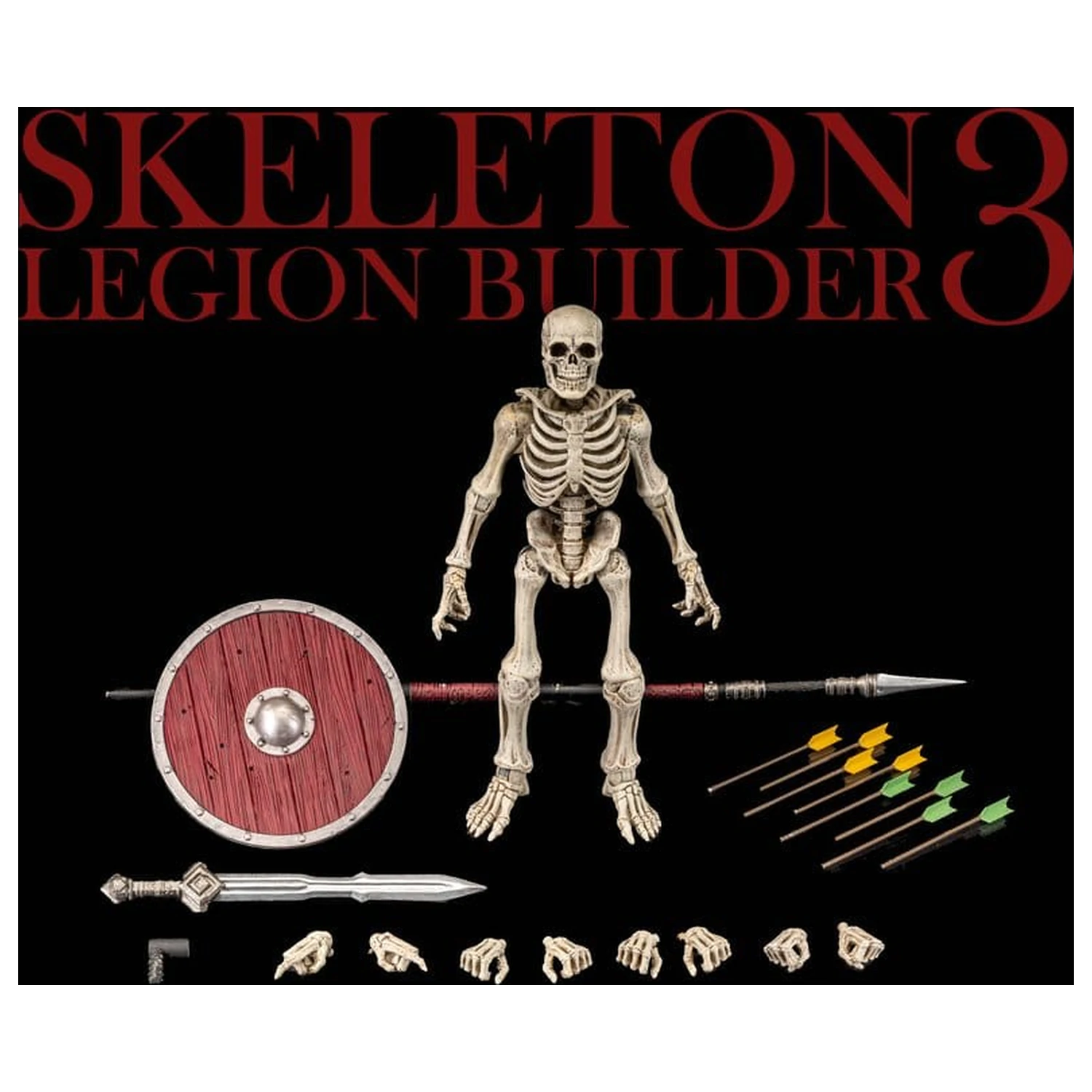 Mythic Legions: Reinforcement 3 figurka akcji Skeleton Legion Builder 3 zdjęcie produktu