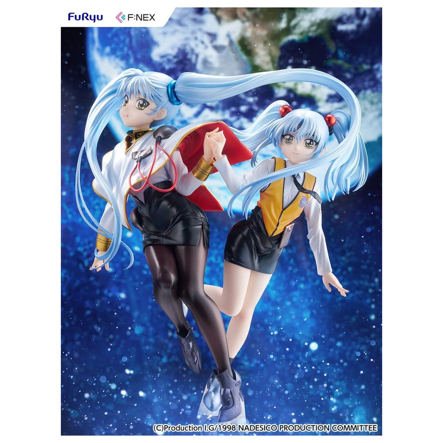 Nadesico the movie The prince of darkness PVC Figurka 1/7 Ruri Hoshino double ruriruri Ver. 22 cm zdjęcie produktu