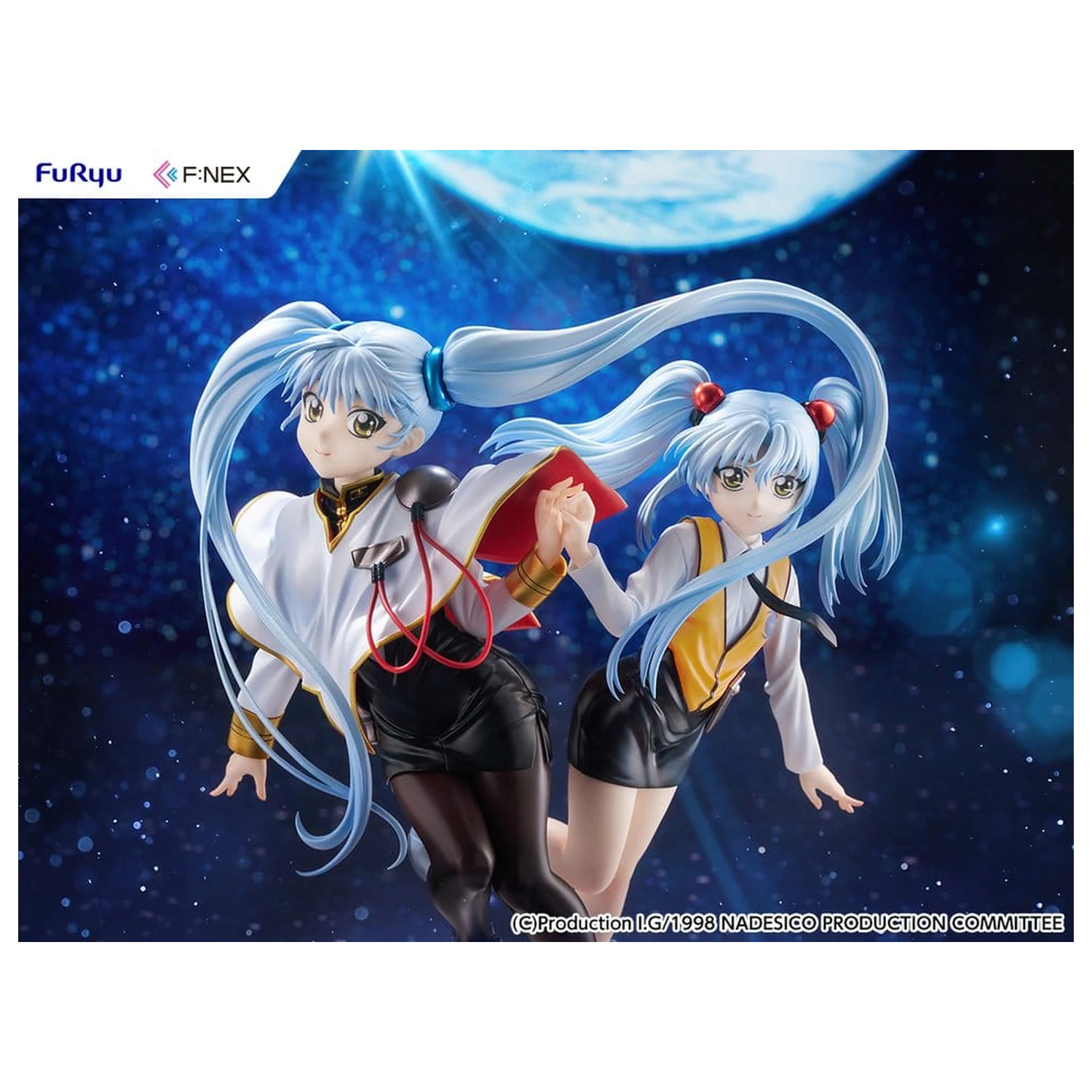 Nadesico the movie The prince of darkness PVC Figurka 1/7 Ruri Hoshino double ruriruri Ver. 22 cm zdjęcie produktu