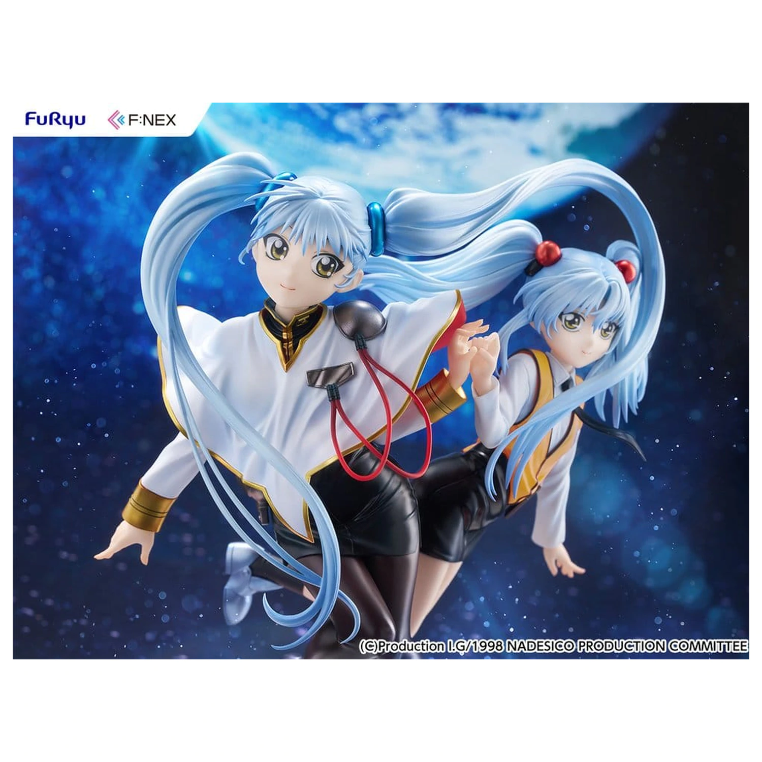 Nadesico the movie The prince of darkness PVC Figurka 1/7 Ruri Hoshino double ruriruri Ver. 22 cm zdjęcie produktu