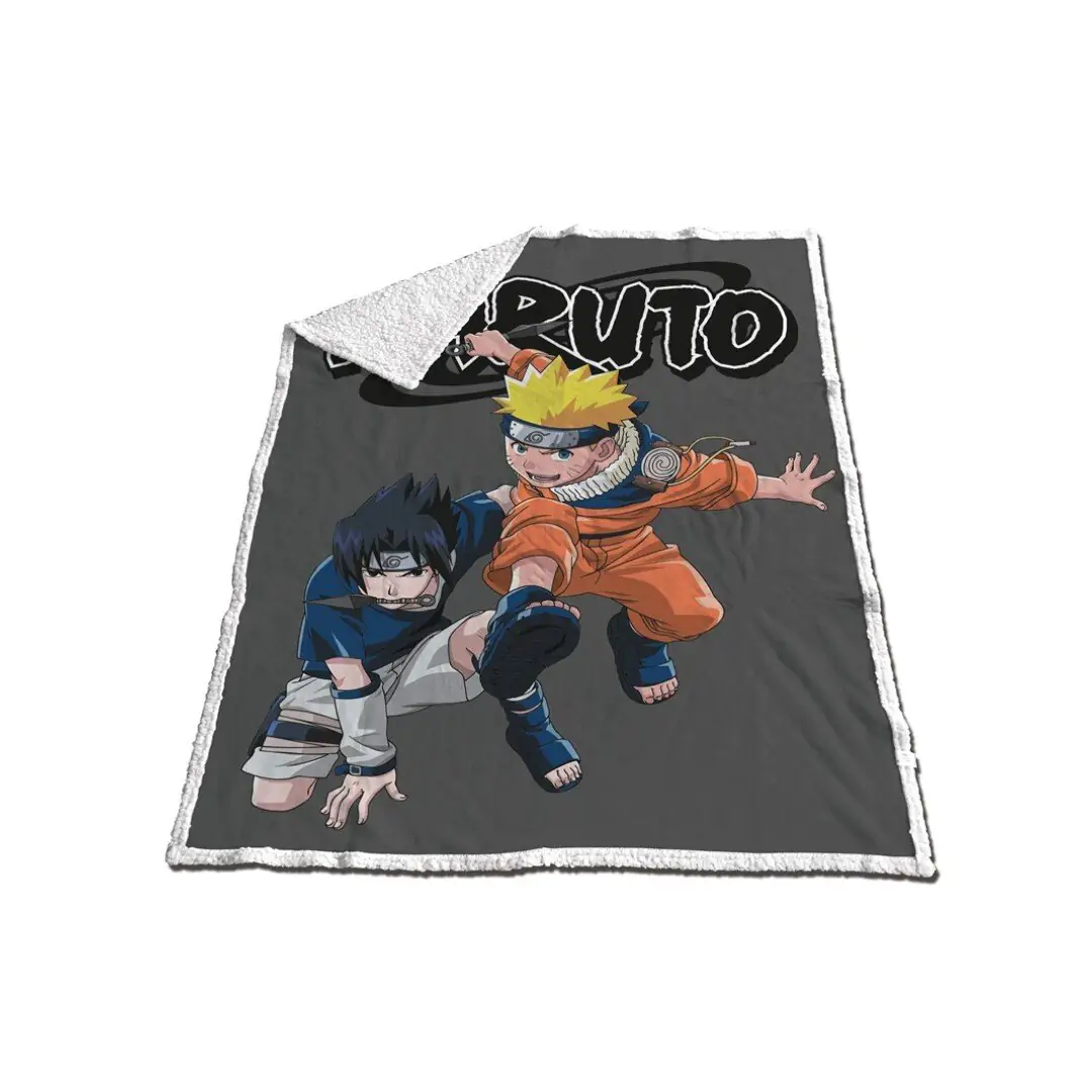 Koc Sherpa NARUTO 120x150cm Naruto & Sasuke zdjęcie produktu