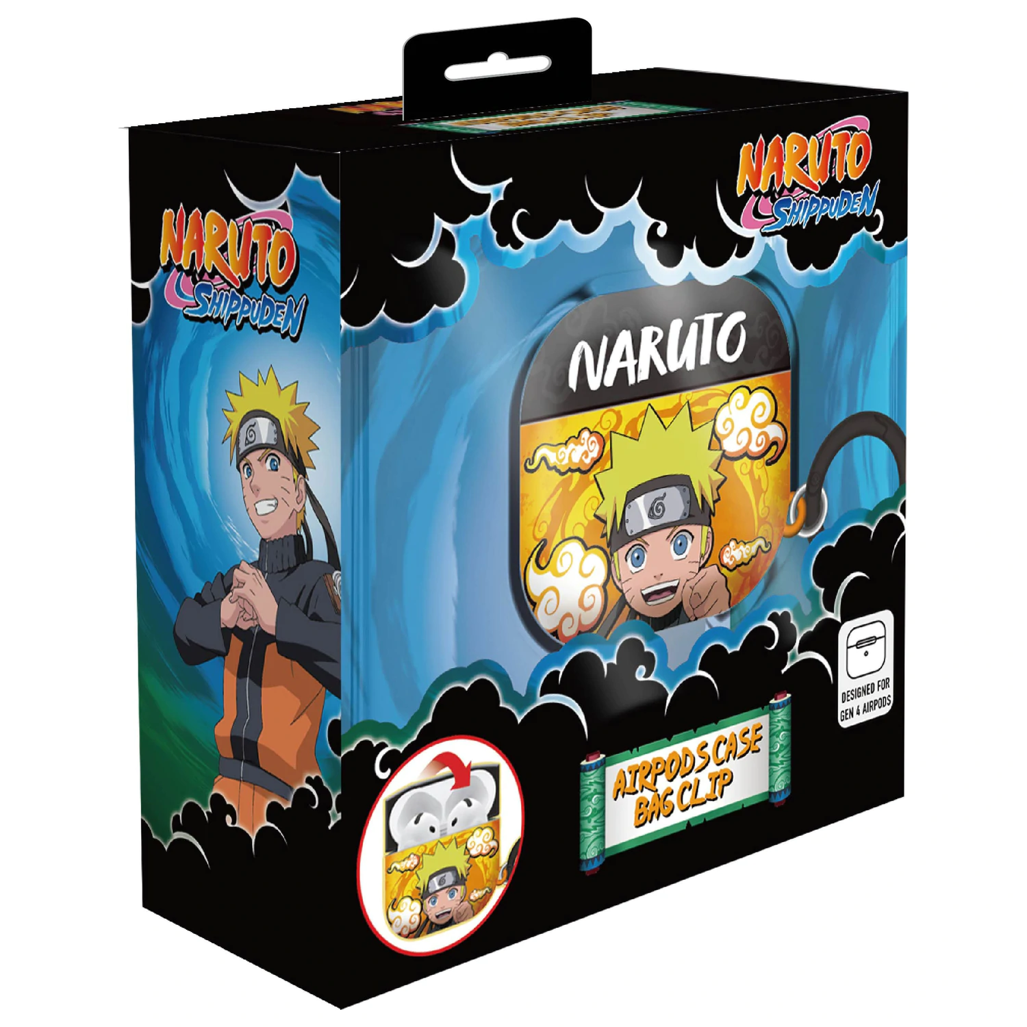 Naruto 3D piankowe etui na słuchawki AirPods z klipsem zdjęcie produktu