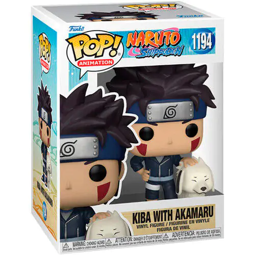 Naruto POP! Animation Figurka Winylowa Kiba z Akamaru 9 cm zdjęcie produktu