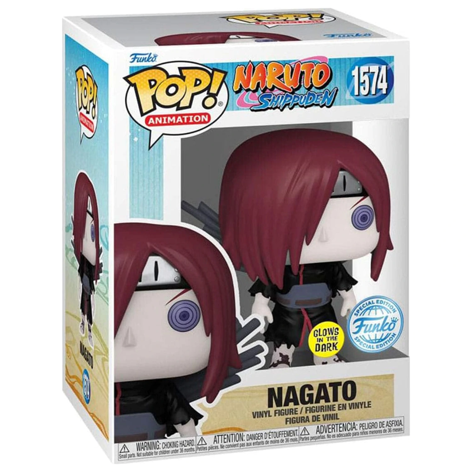 Figurka winylowa Funko POP! Animation Naruto Nagato świecąca w ciemności *Exclusive Version* 9 cm zdjęcie produktu