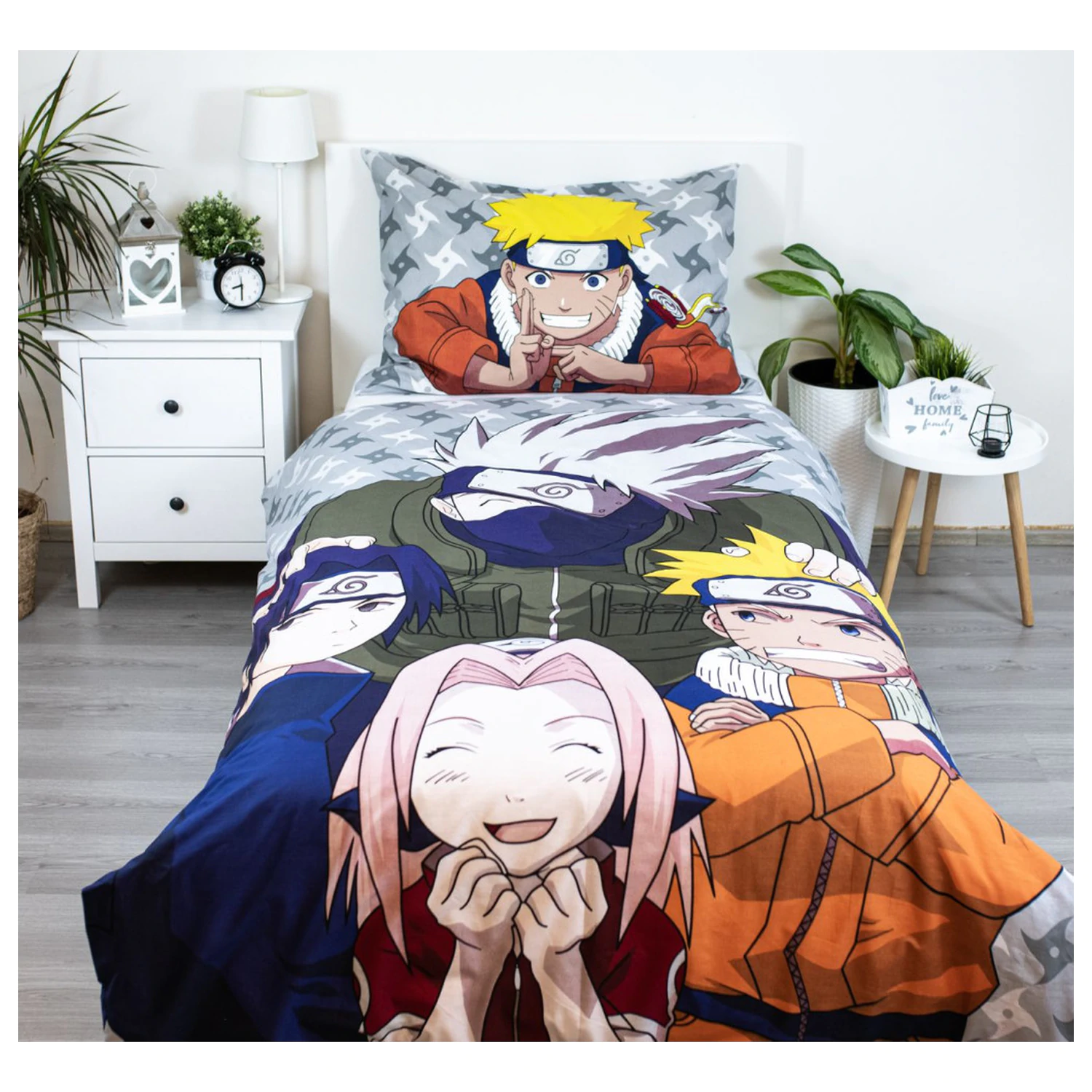 Naruto Szara poszwa na kołdrę zdjęcie produktu