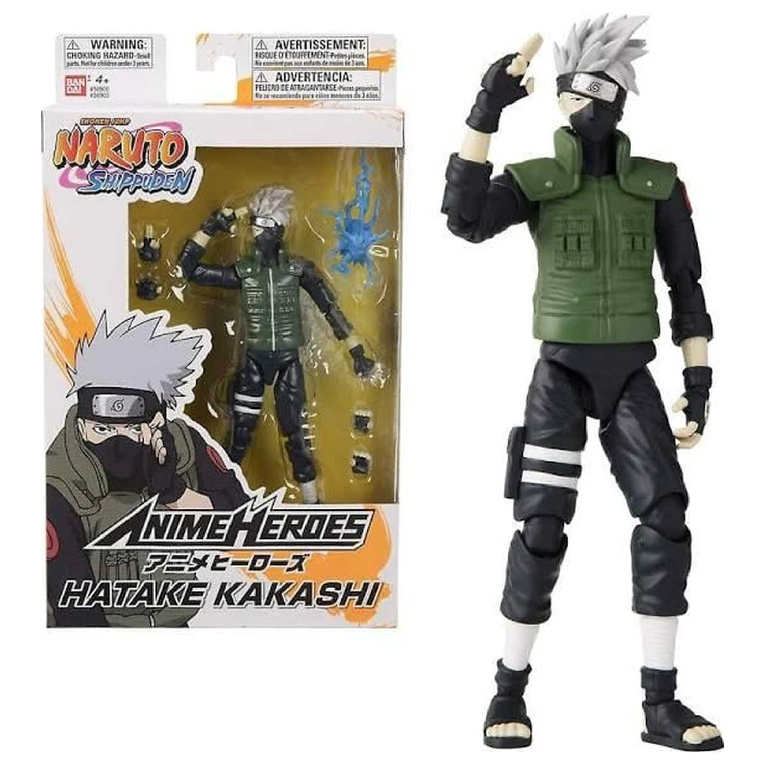 Naruto Hatake Kakashi Figurka Anime Heroes 17cm zdjęcie produktu