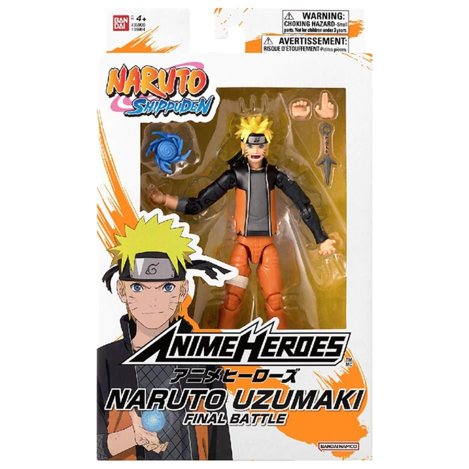 NARUTO Naruto "Final Battle" Figurka Anime Heroes 17cm zdjęcie produktu