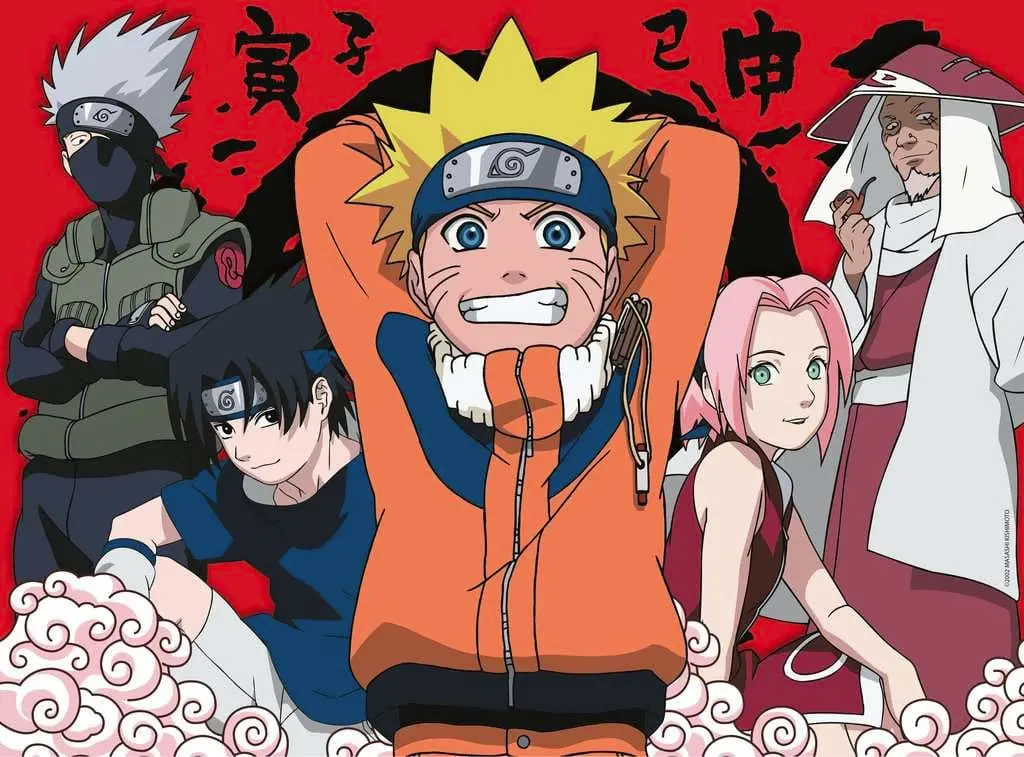 Naruto Dziecięce Puzzle XXL Przygody Naruto (300 sztuk) zdjęcie produktu