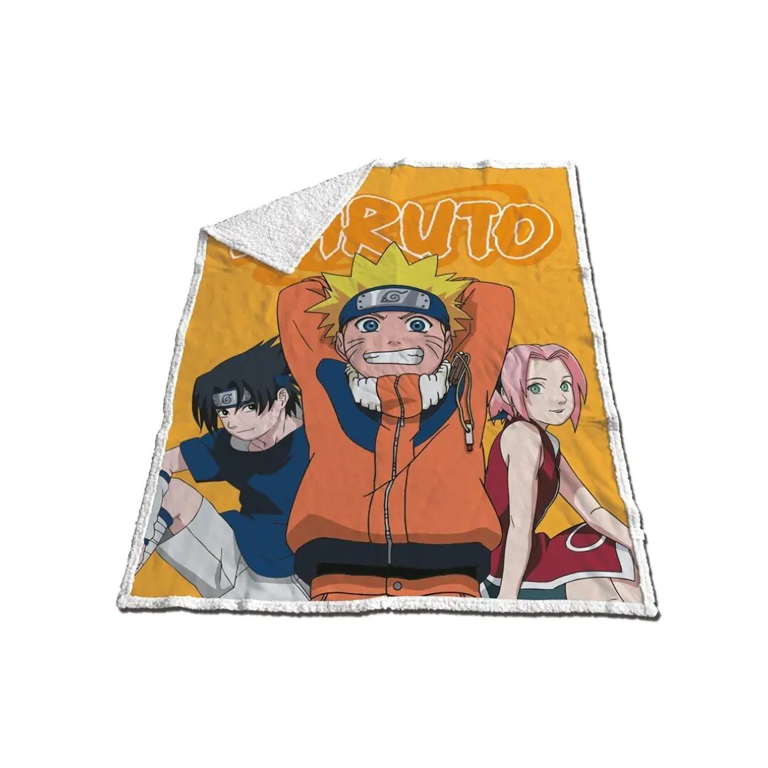 Koc Sherpa NARUTO Naruto, Sasuke & Sakura 120x150cm zdjęcie produktu