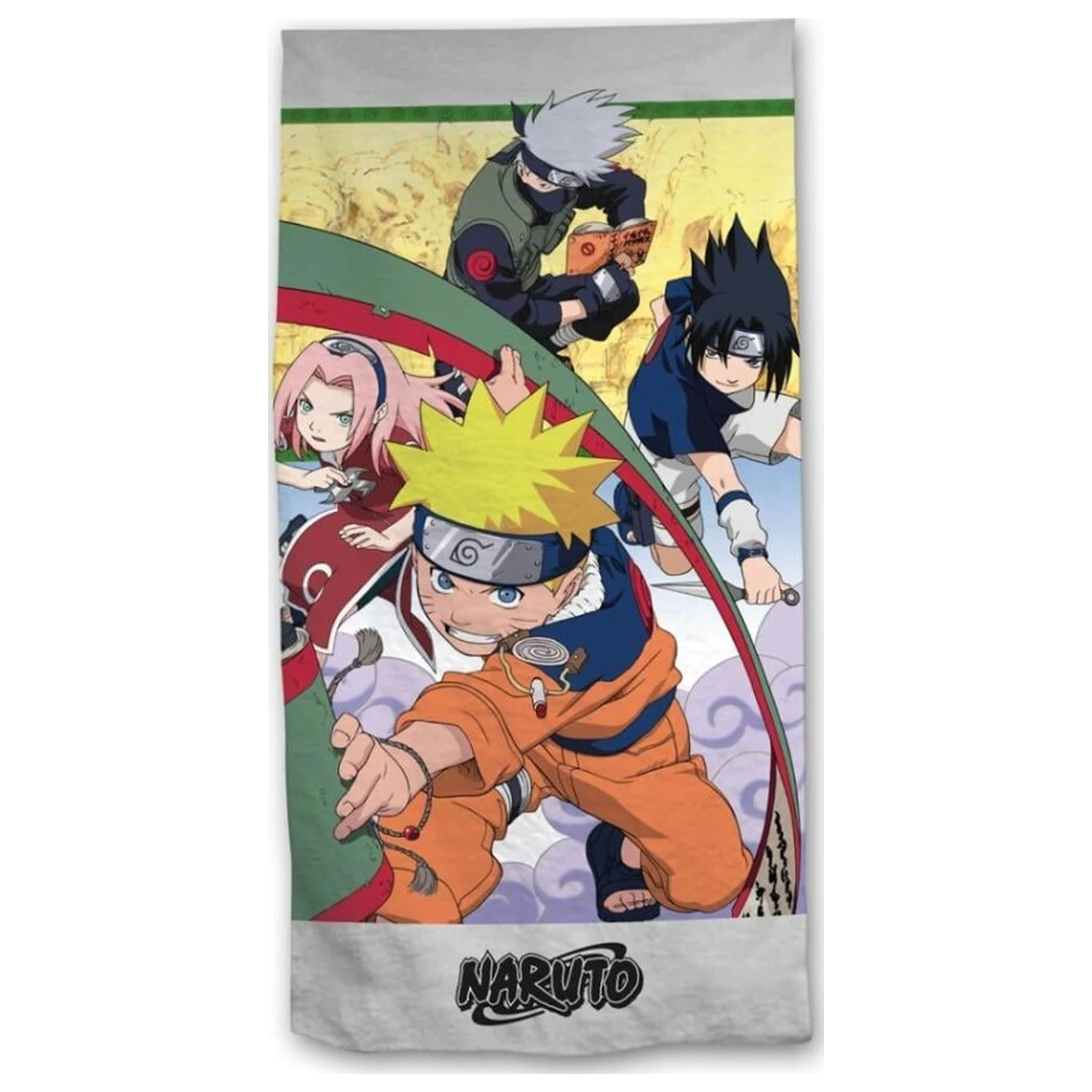 Naruto Naruto, Sasuke, Sakura & Kakashi Ręcznik Plażowy 90x170cm zdjęcie produktu